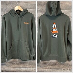 Nike SB Coney Skate Hooded Sweatshirt Long Sleeve Olive Green Size S *Minor Flaw